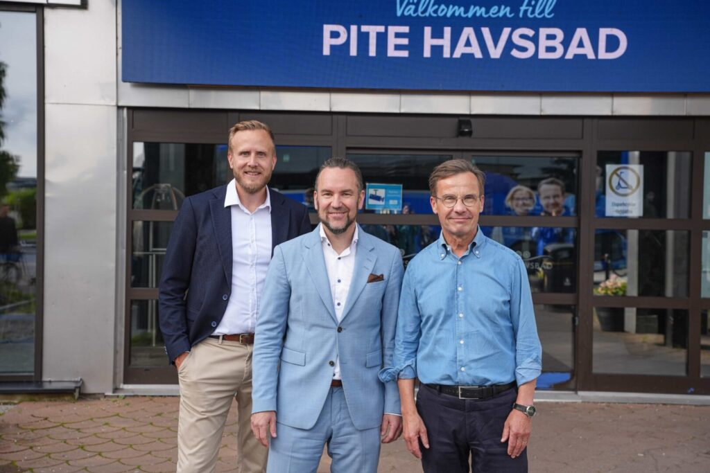 Statsministern på besök på Pite Havsbad